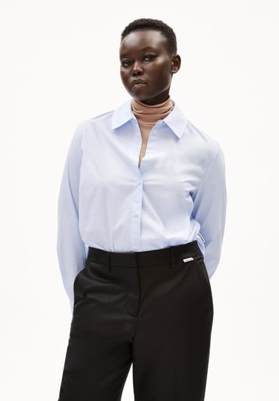 LOUILAA BLOUSE | morning sky by ARMEDANGELS