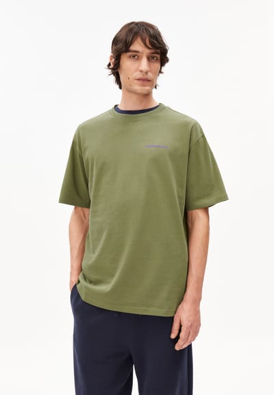 MAARKOS OUTGROWN T-SHIRT | fatigue green by ARMEDANGELS