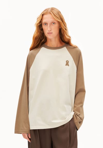 ICONIC Å RAGLAN LONG SLEEVE SHIRT | undyed-amberwood by ARMEDANGELS