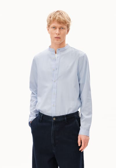 TOMAASAS LONGSLEEVE SHIRT | soft blue by ARMEDANGELS