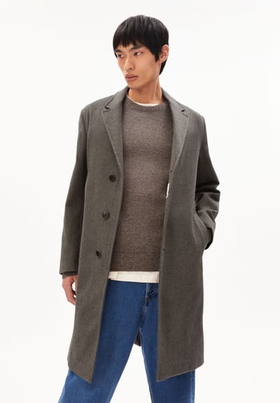 PAABLO COAT | mid grey melange by ARMEDANGELS