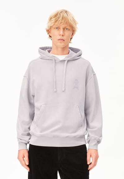 ICONIC Å KIRAAN GMT DYE HOODIE | moonlit lilac washed by ARMEDANGELS