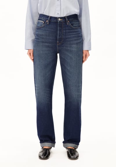 AAIKALA HIGH WAIST SELVEDGE JEAN | midnight air by ARMEDANGELS