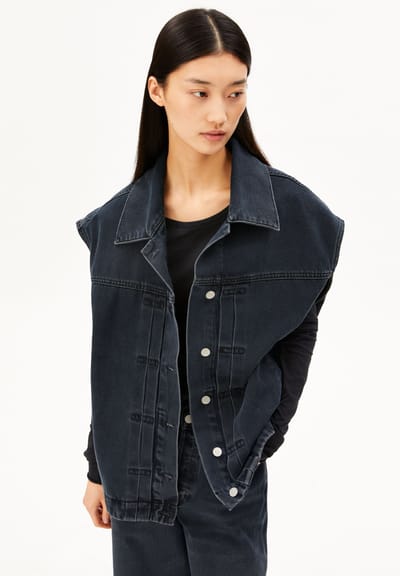 OVERSIZED DENIM VEST | loire by ARMEDANGELS