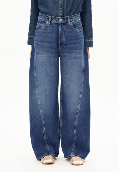 AALTHEA MID WAIST BARREL JEAN | fade by ARMEDANGELS