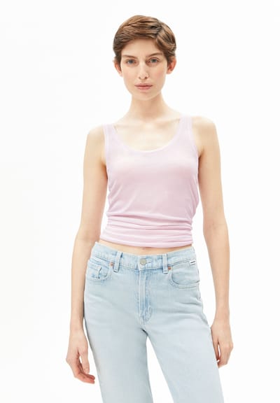 SINGLE JERSEY TOP | pink mist by ARMEDANGELS
