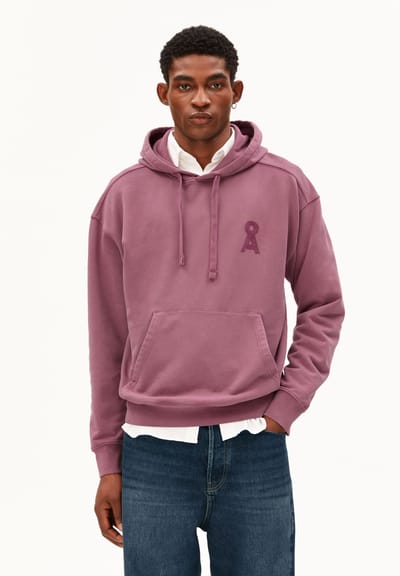 ICONIC Å GMT DYE HOODIE | velvet ember washed by ARMEDANGELS