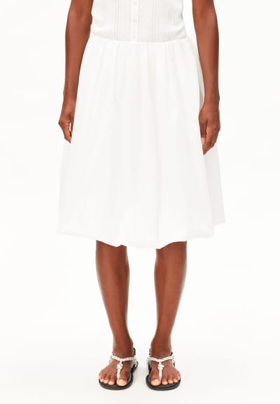 BALLOON SKIRT | white by ARMEDANGELS