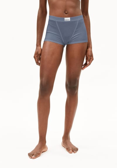 ERYNAA RIB SHORTY | blue stone by ARMEDANGELS