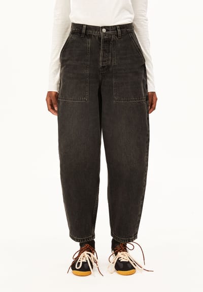 BAARLY HIGH WORKER BARREL JEAN | nutmeg by ARMEDANGELS