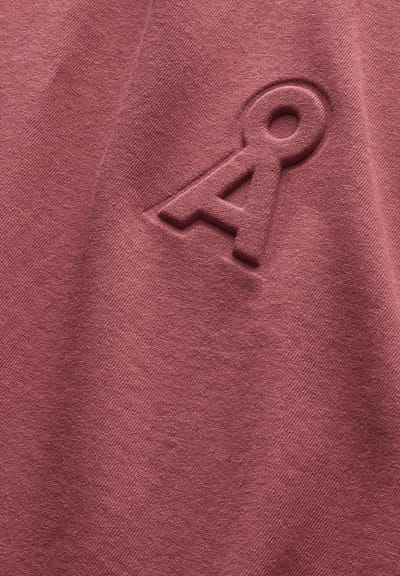 HEAVY COTTON T-SHIRT LOGO | velvet ember by ARMEDANGELS