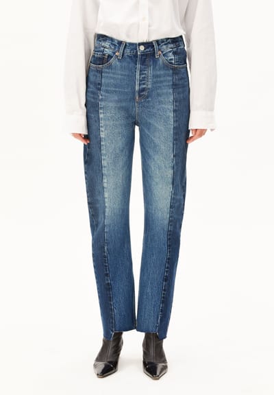 AAIKALA HIGH WAIST PATCH JEAN | mosaic by ARMEDANGELS