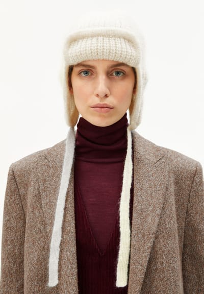BEAATRICE KNIT HAT | oatmilk by ARMEDANGELS