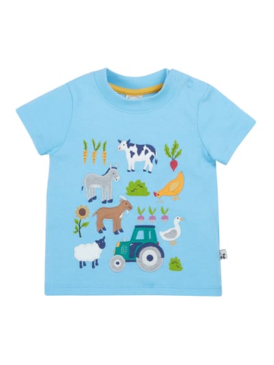 Little Creature Applique T-shirt by Frugi
