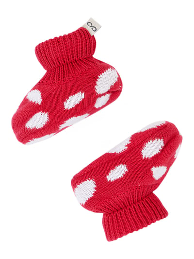 Noa Knitted Booties by Frugi
