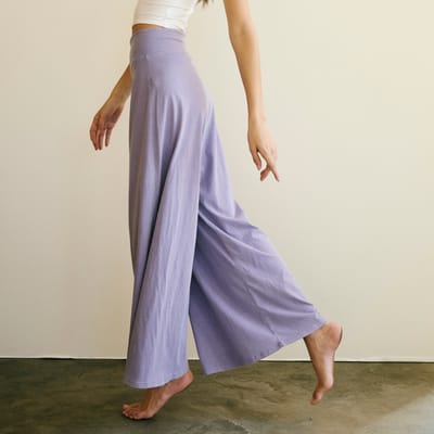 High-Waist Relaxed Wide-Leg Pant by Groceries Apparel