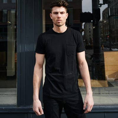 Raw Pocket Crew by Groceries Apparel