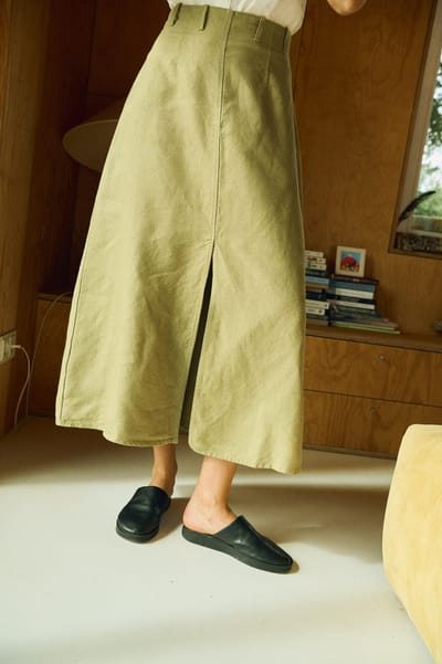 Heavy Linen Utility Skirt – Jovie by LinenFox