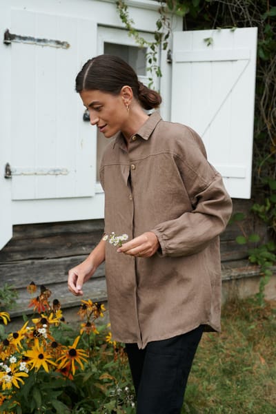Lyn Linen Shirt by LinenFox