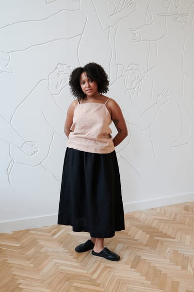 Stella Linen Top by LinenFox