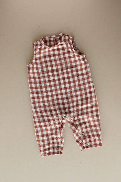 Rob Linen Baby Jumpsuit by LinenFox