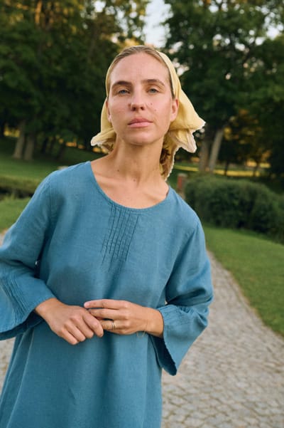 Mini Linen Dress Roni by LinenFox