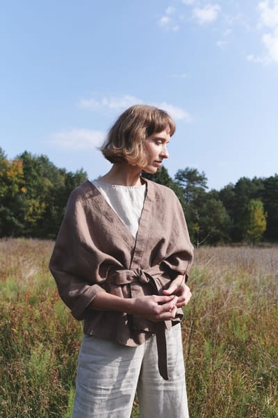Rene Heavy Linen Jacket by LinenFox
