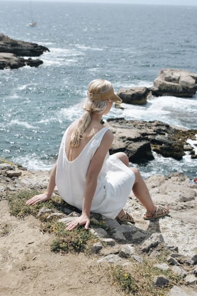 Linen Dress – Monstera by LinenFox