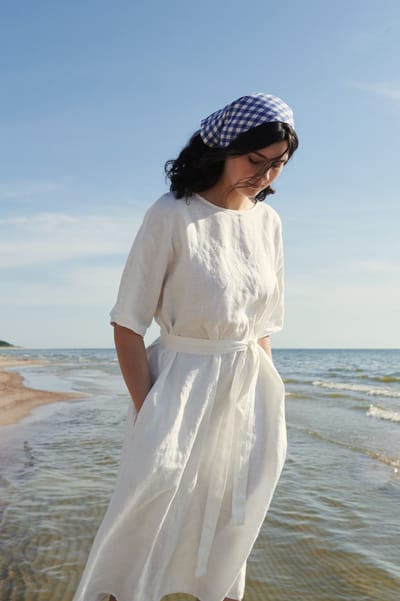 Ellen Linen Dress by LinenFox