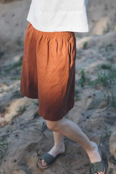 Hike Linen Shorts by LinenFox
