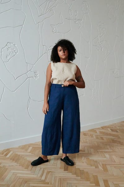 Frankie Linen Trousers by LinenFox