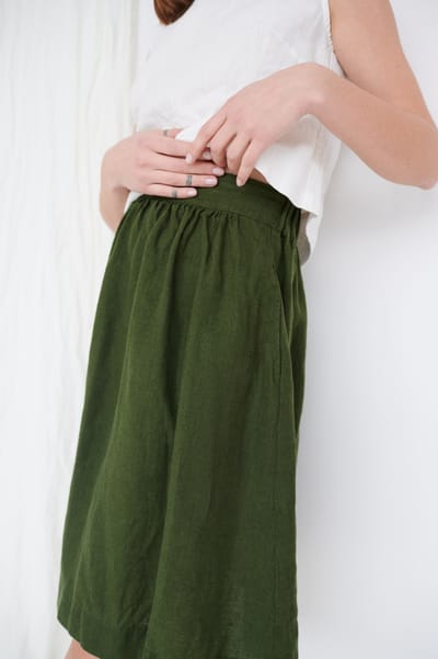 Laura Linen Skirt by LinenFox