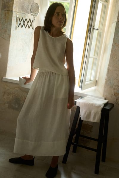 Ariel Linen Skirt by LinenFox