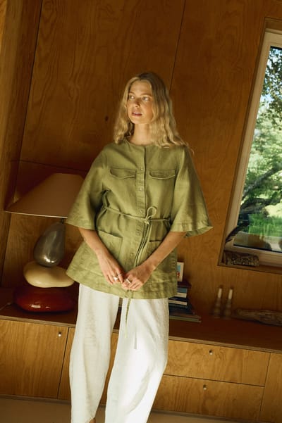Heavy Linen Overshirt – Pippa by LinenFox
