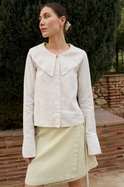 Dakota Cotton Blend Shirt by LinenFox