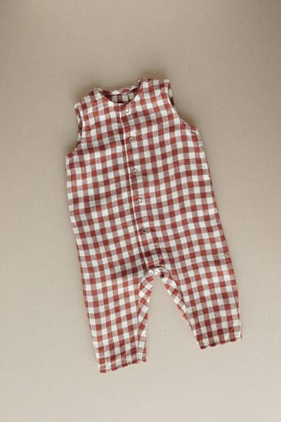 Oli Linen Baby Jumpsuit by LinenFox