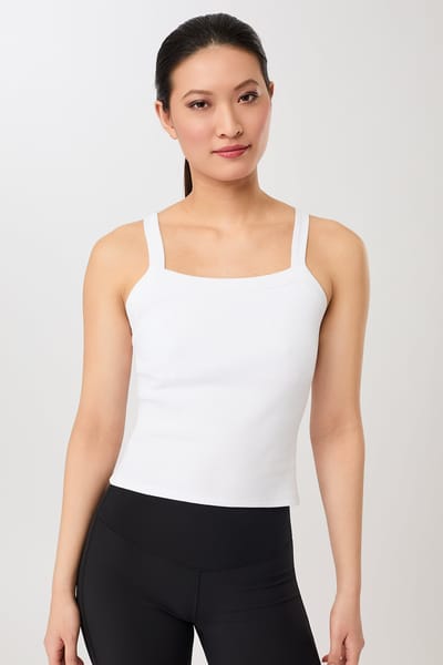 Sleek Top - White, GOTS by Mandala