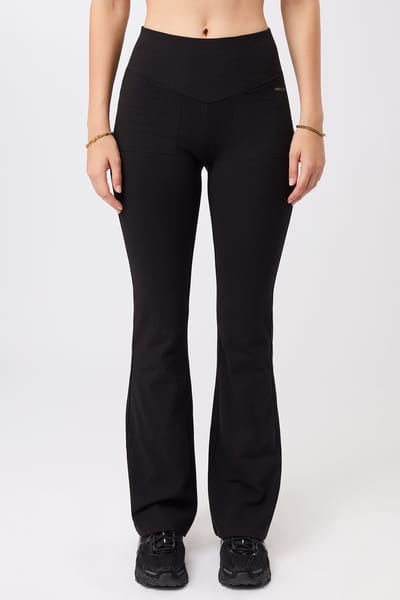 Back Envelope Pants - Black, GOTS by Mandala