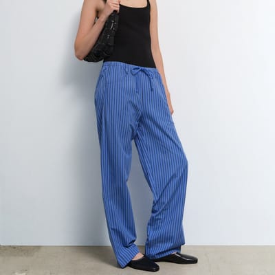 Organic Poplin Essential Striped Pant by MATE the Label
