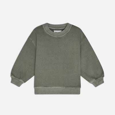 Mini Organic Fleece Crew Neck Sweatshirt by MATE the Label