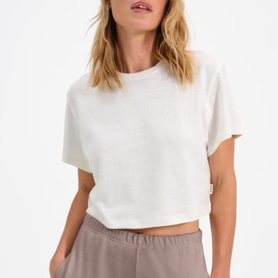 Regenerative Hemp Relaxed Crop Tee by MATE the Label