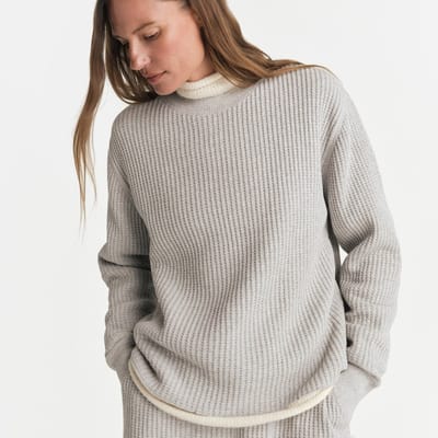Organic Waffle Crew Top by MATE the Label