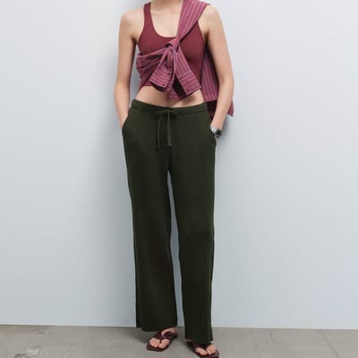 Organic Waffle Straight Leg Sweatpant by MATE the Label
