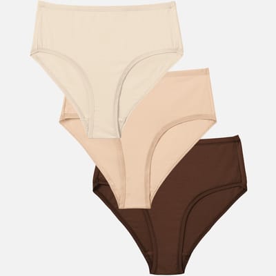 Organic Comfort High Waist Brief 3 Pack by MATE the Label