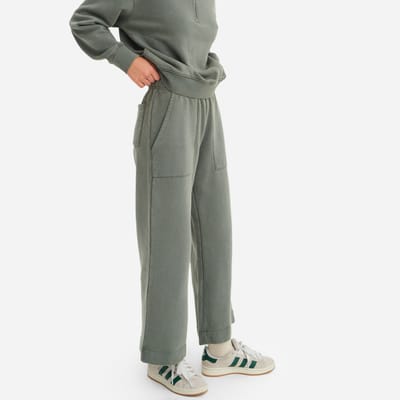 Organic Fleece Wide Leg Pant by MATE the Label