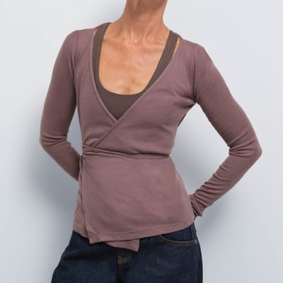 Merino Wrap Top by MATE the Label
