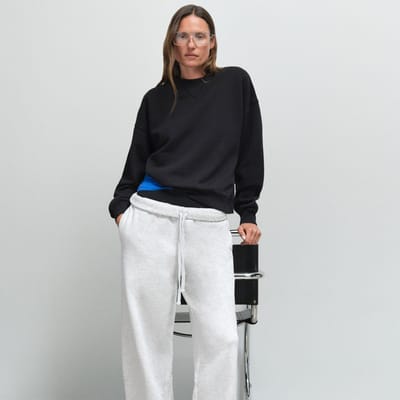 Organic Fleece Relaxed Crewneck Sweatshirt by MATE the Label
