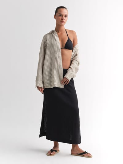 Organic Gauze Midi Skirt by MATE the Label