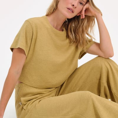 Regenerative Hemp Relaxed Crop Tee by MATE the Label