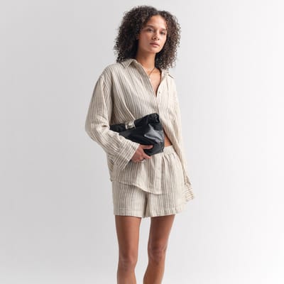 Organic Linen Striped Short by MATE the Label